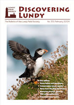Discovering Lundy 2022 front cover